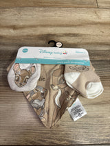 NEW Disney Baby 3pc Bambi Bandana Bib, Mittens, & Socks Set sz 0/6m