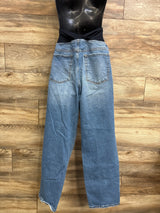 Isabel Maternity 90s Straight Jeans Blue sz Large
