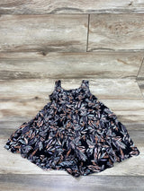 Art Class Tropical Tank Dress Black sz 4T