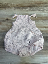 Grayson Mini Smiley Face Smocked Romper Pink sz 12m - Me n Mommy To Be