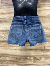 Gap Maternity Inset Panel Denim Shorts Blue sz 25/XS
