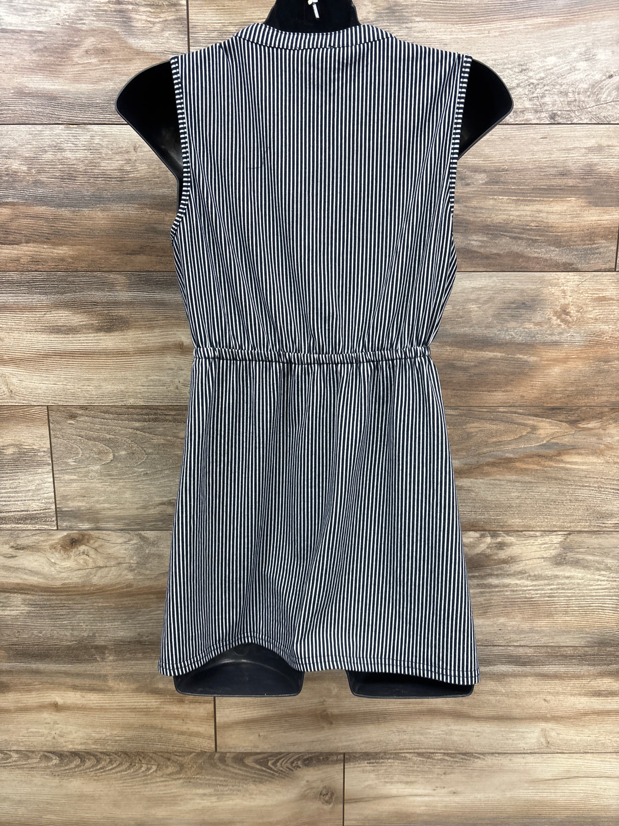 Siren Lily Striped Sleeveless Tunic Black sz Medium