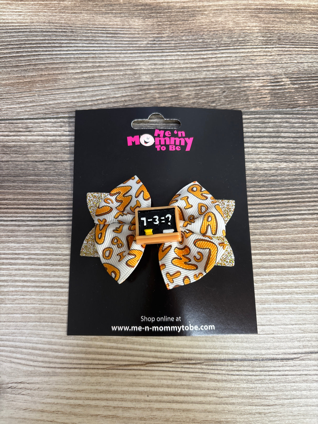 NEW Double Layer Glittery Academic Bow