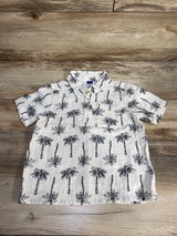 Old Navy Palm Tree Print Shirt White sz 3T