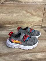 Hot Wheels Mesh Slip-On Sneakers Grey sz 4c