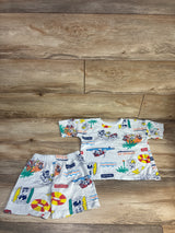 Nickelodeon PAW Patrol 2pc Shirt & Shorts Set Blue sz 4T