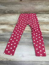 Old Navy Heart Print Leggings Pink sz 4T