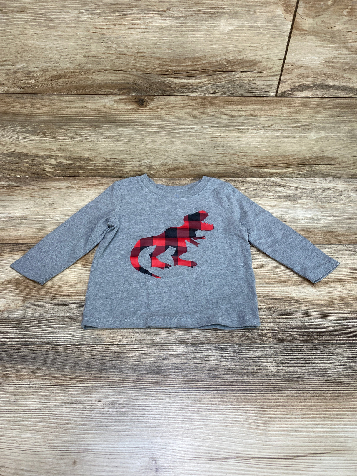 Cat & Jack Dino Shirt Grey sz 18m