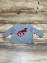 Cat & Jack Dino Shirt Grey sz 18m