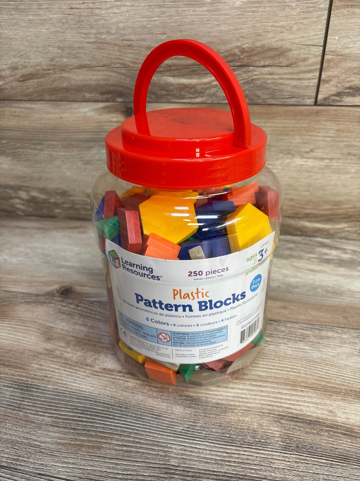 Learning Resources Plastic Pattern Blocks - Set of 250 - Me n Mommy To Be