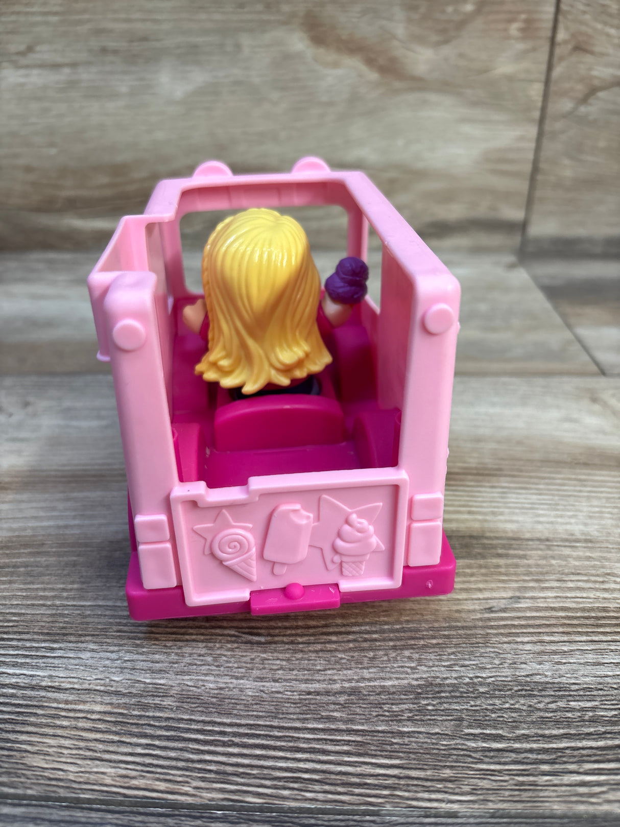 Fisher Price Barbie Little People Ice Cream Truck + Figure