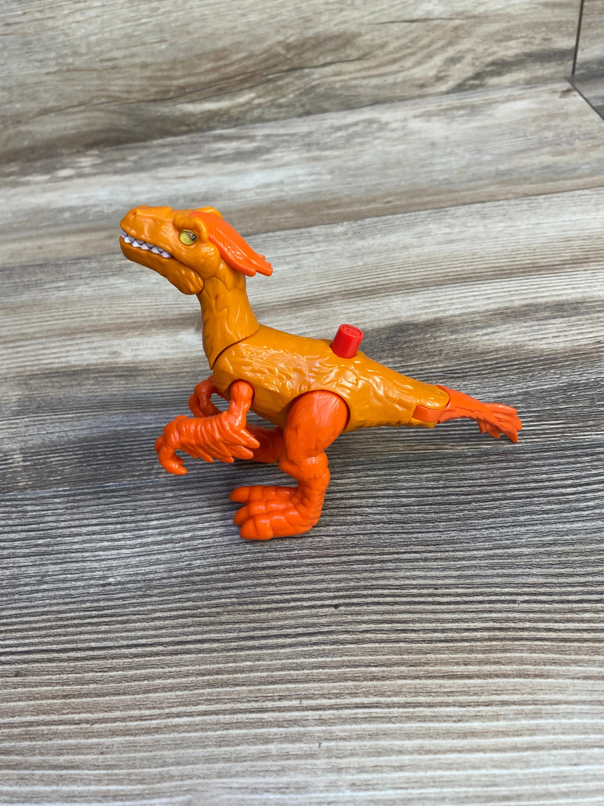 Imaginext Jurassic World Dominion Pyroraptor Dinosaur, Orange