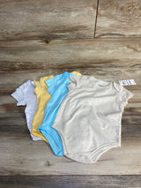 NEW First Impressions 4pk Bodysuits Oatmeal sz 24m