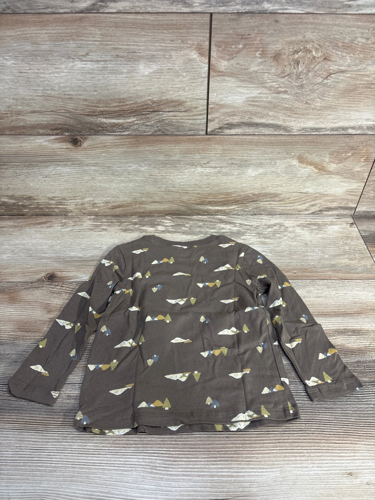 NEW Old Navy Mountain Print Brown Shirt sz 2T