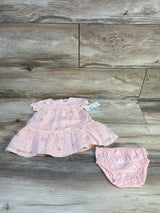 NEW Just One You 2pc Floral Dress & Bloomers Pink sz 3m