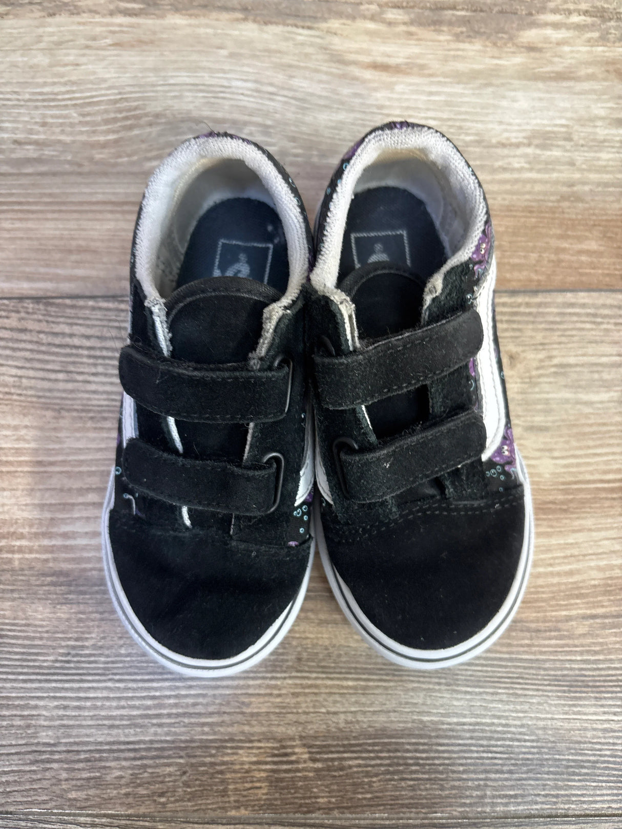 Vans Old Skool V Glow Octopus Sneakers, Black sz 9c
