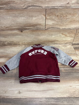 Oxford University Full Zip Varsity Jacket Grey sz 3-4T