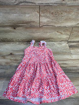 Tommy Bahama Sleeveless Tiered Dress Red sz 3T