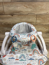 Fisher Price Sit-Me-Up Floor Seat in Rainbow Showers