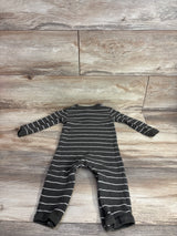 Old Navy Striped Henley Coverall Olive sz 18-24m