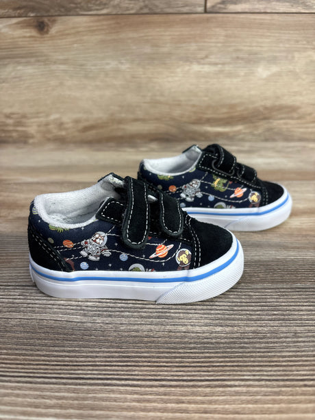 Vans Old Skool V Glow Cosmic Zoo Black sz 4c - Me n Mommy To Be