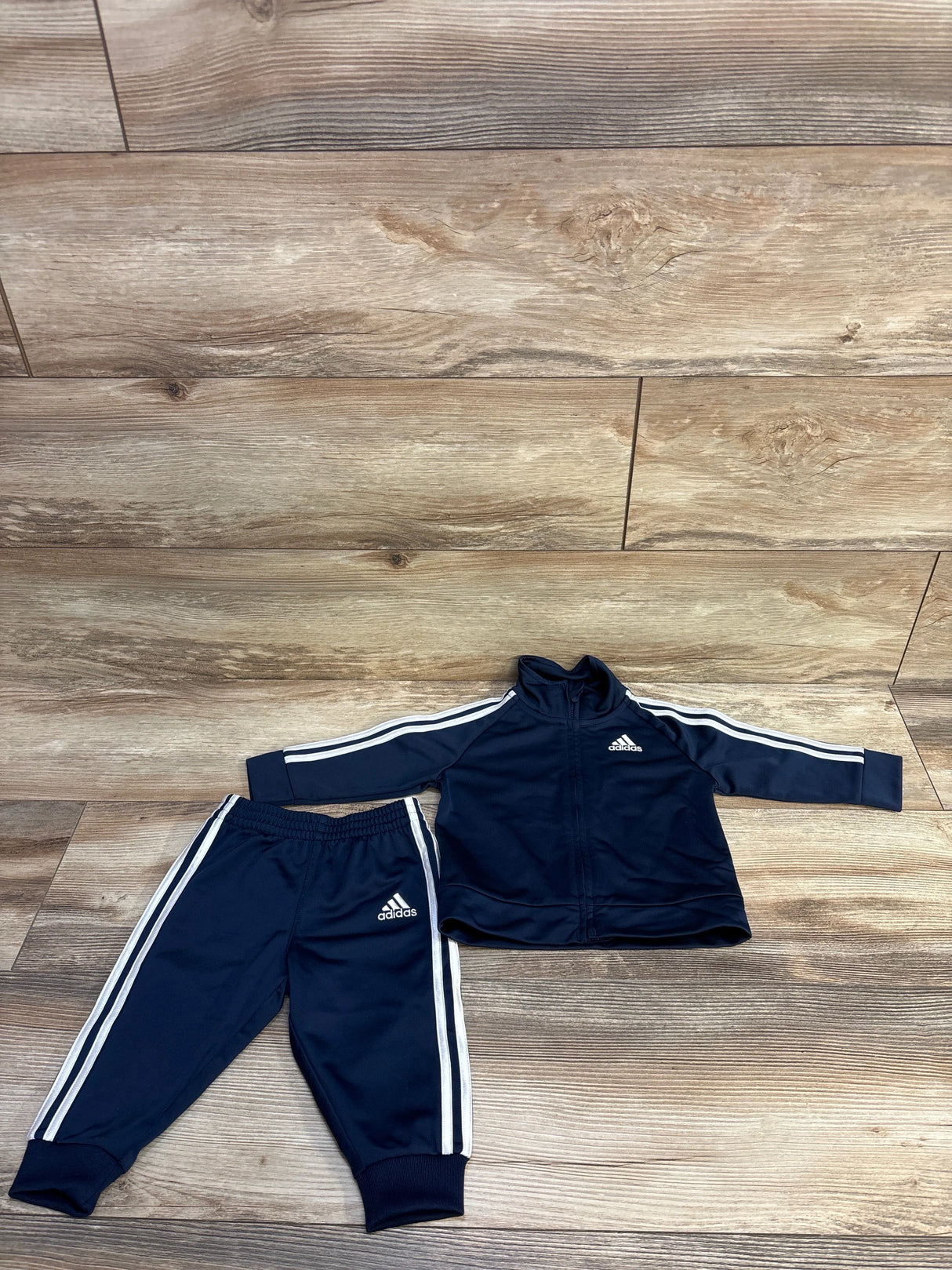 Adidas 2pc Tracksuit Set Navy sz 6m
