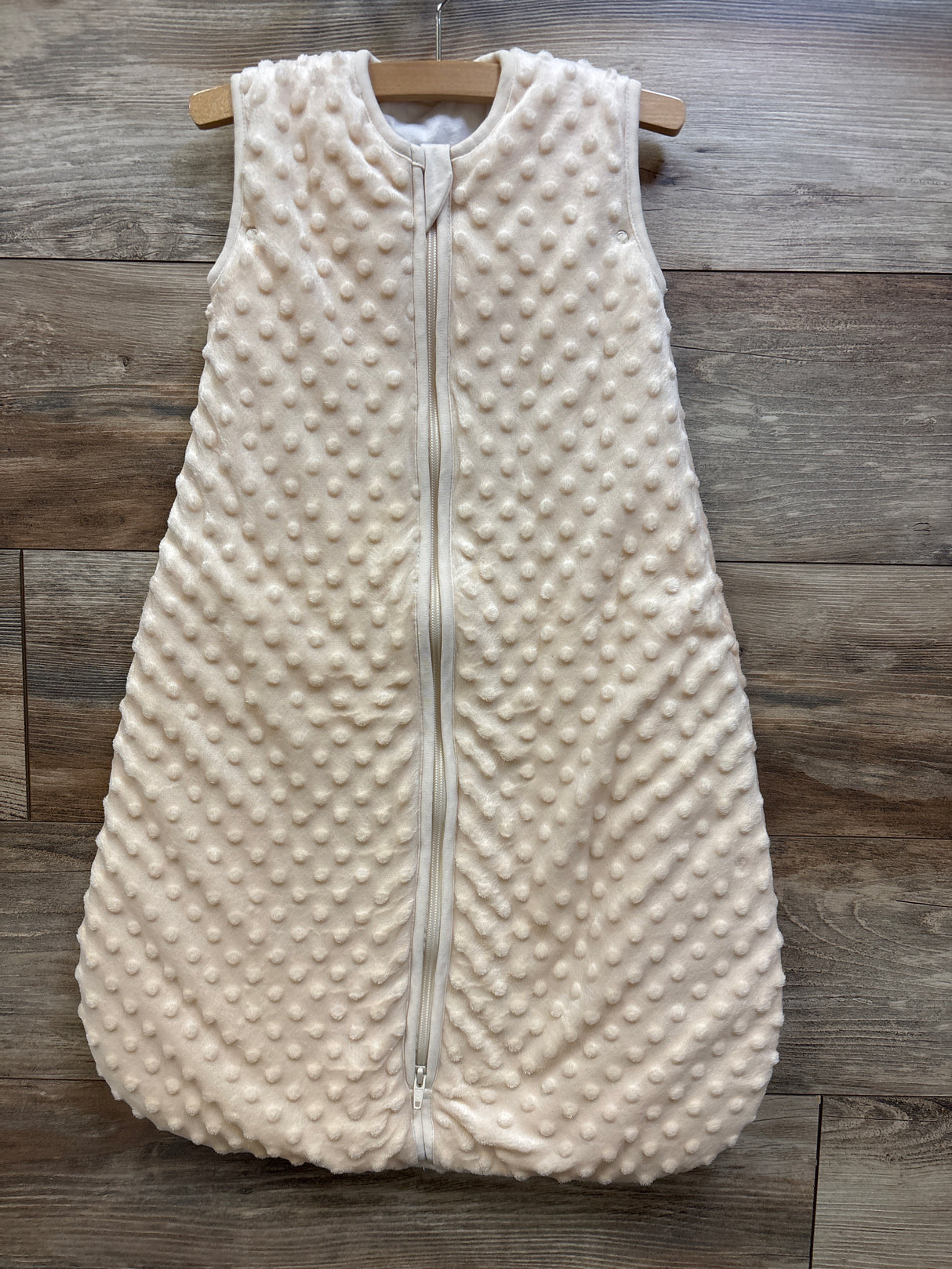 BabyInABag Plush Minky Dot 2.5TOG Sleep Sack Yellow sz 3-12m