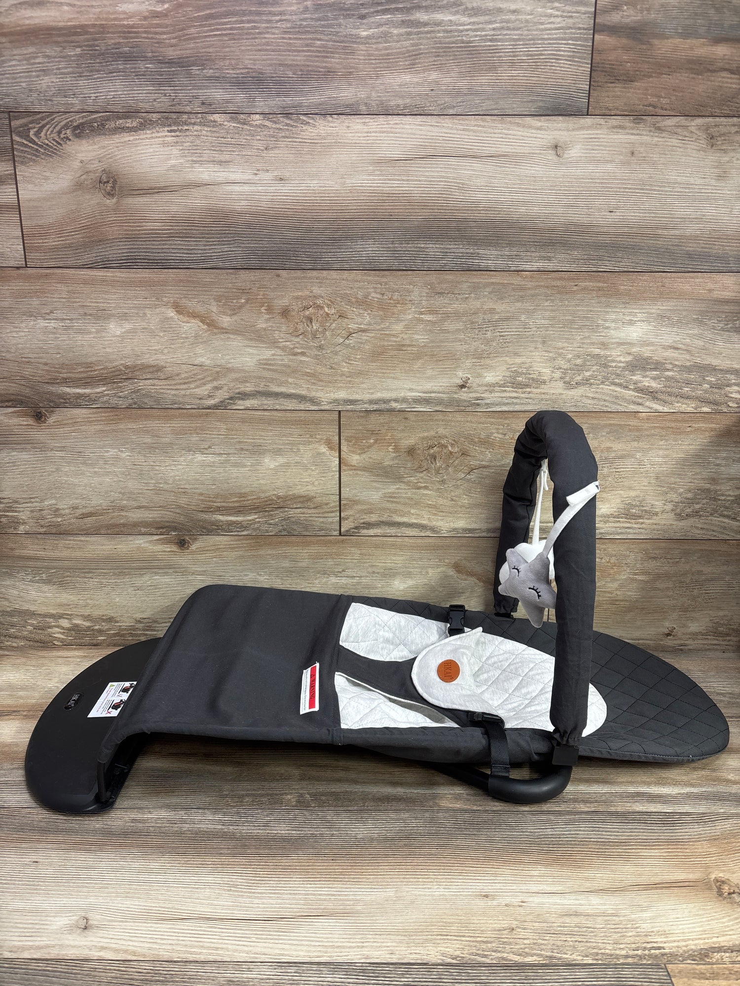 HKAI Portable Baby Bouncer, Grey