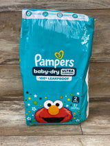 NEW Pampers Baby Dry Ultra Diapers Size 2 37ct