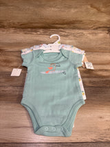 NEW First Impressions 3pk Bodysuits Blue sz 0-3m