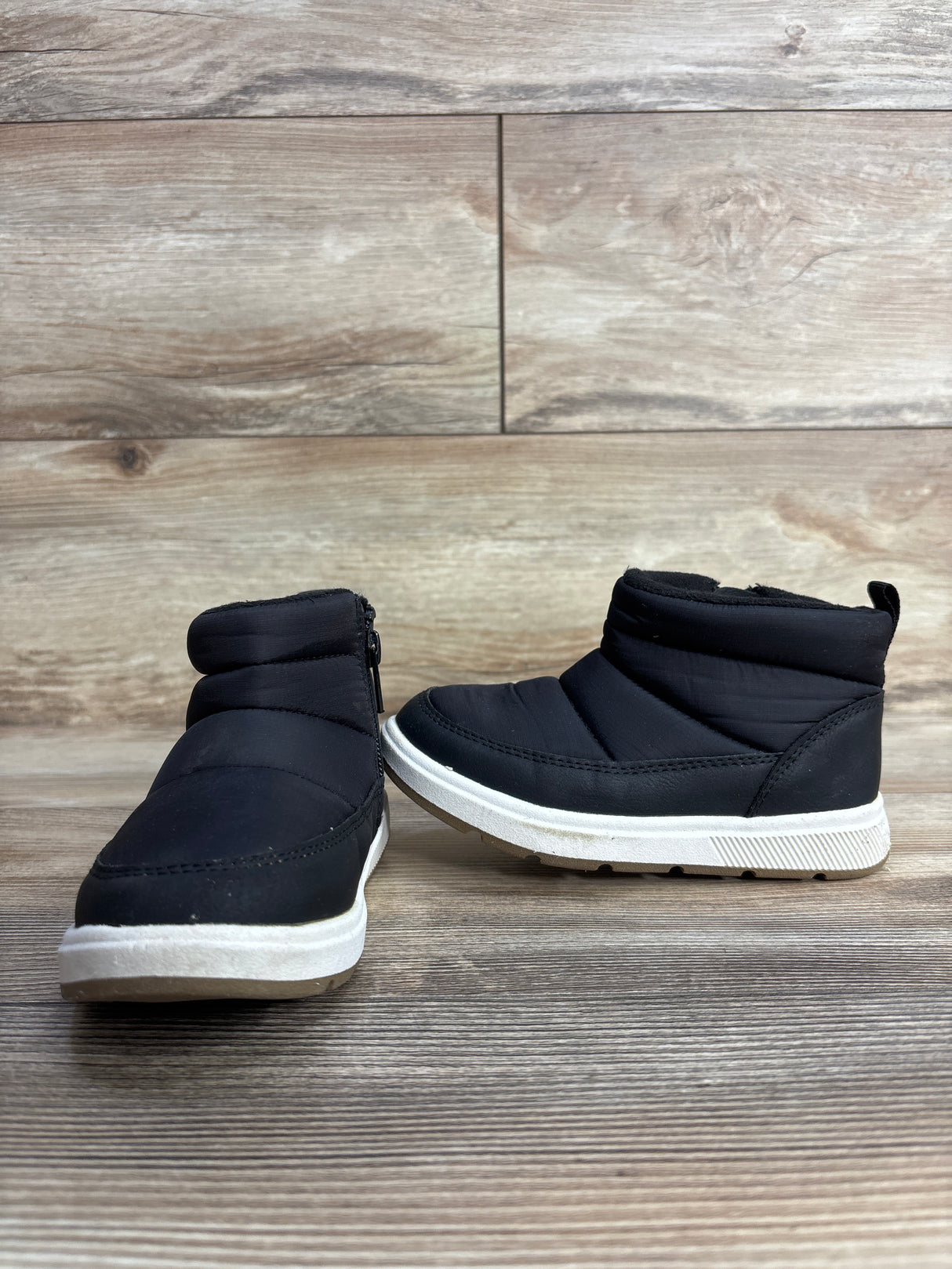 Cat & Jack Archie Puffer Boots Black sz 10c