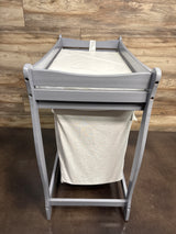 Badger Basket Sleigh-Style Baby Changing Table 2/ Hamper & 3 Storage Baskets