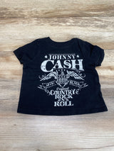 Old Navy Johnny Cash Shirt Black sz 12-18m