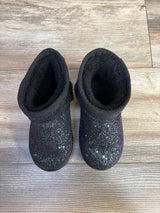 Xinke Fur Lined Glitter Boots Black sz 10/11c