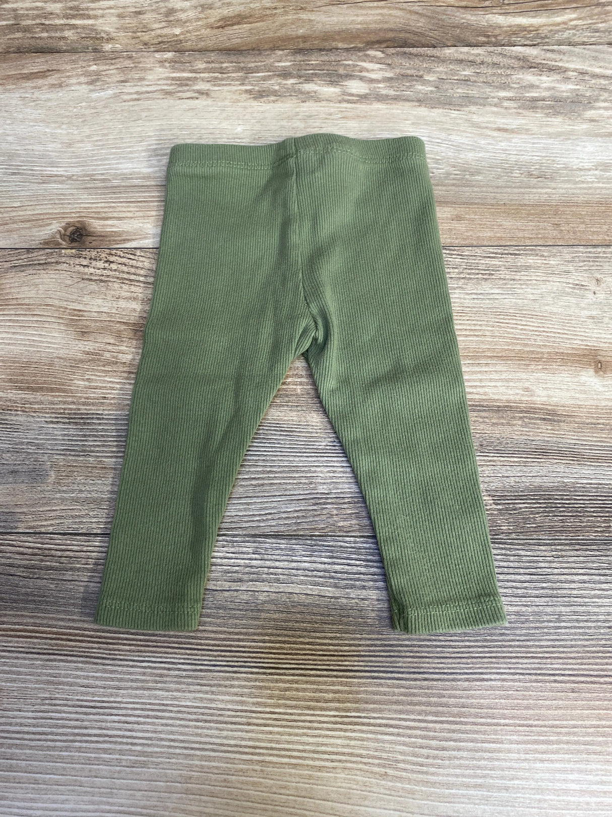 Cat & Jack Ribbed Leggings Green sz 3-6m