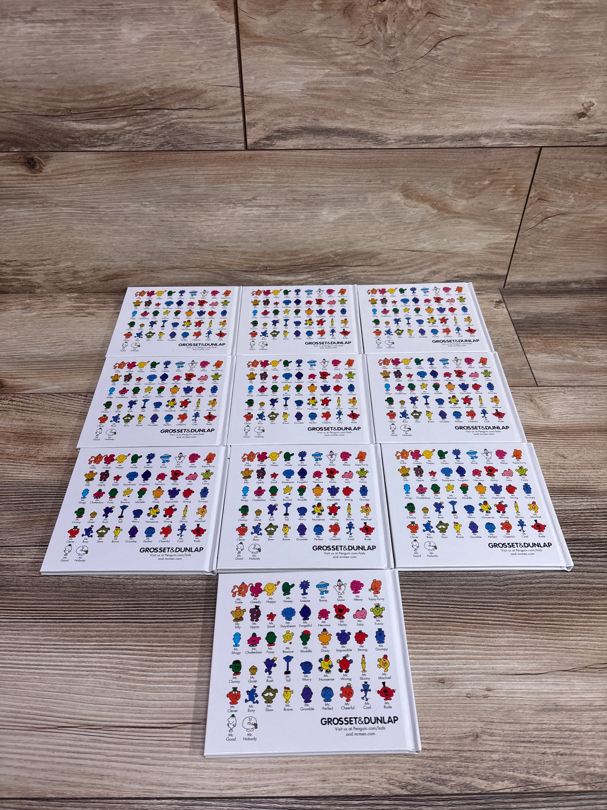 Mr. Men 40th Anniversary Hardcover Book Box Set 10pk