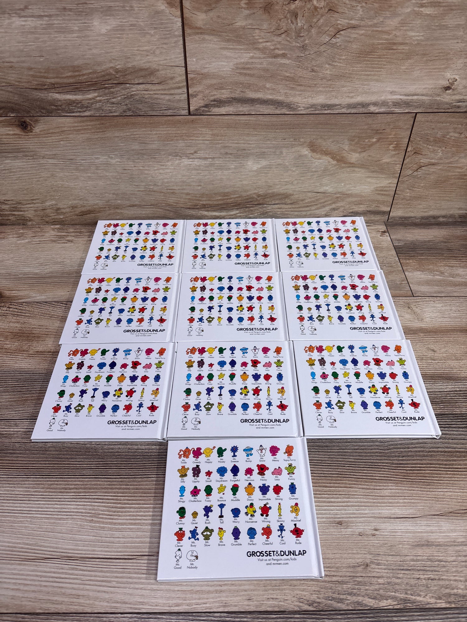 Mr. Men 40th Anniversary Hardcover Book Box Set 10pk