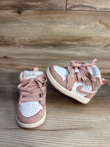 Air Jordan 1 Mid SE TD 'Legend Pink' Sneakers sz 4c