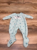 Carter's Cow Blanket Sleeper Blue sz 6m
