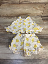 Rabbit + Bear Organic 2pc Tank Top & Shorts Set Ivory sz 24m
