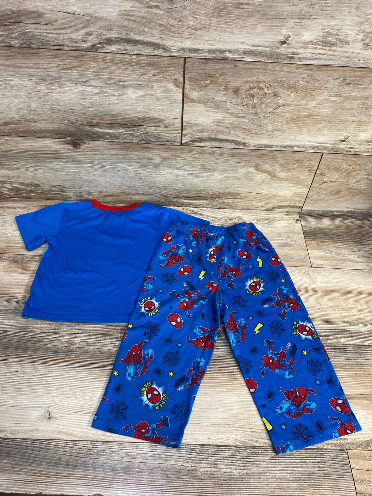 Marvel Spider-Man 2pc Pajama Set Blue sz 3T *