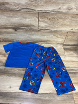 Marvel Spider-Man 2pc Pajama Set Blue sz 3T *