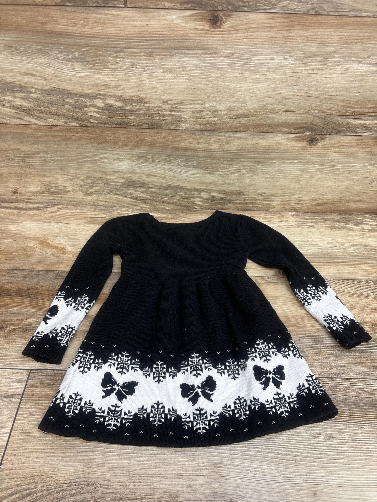 Lucky Penny Long Sleeve Knit Dress Black sz 2T