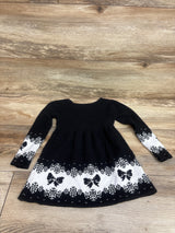 Lucky Penny Long Sleeve Knit Dress Black sz 2T