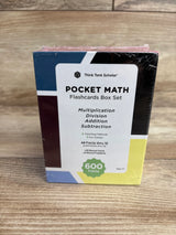 NEW Think Tank Scholar Pocket-Size Math Flashcards