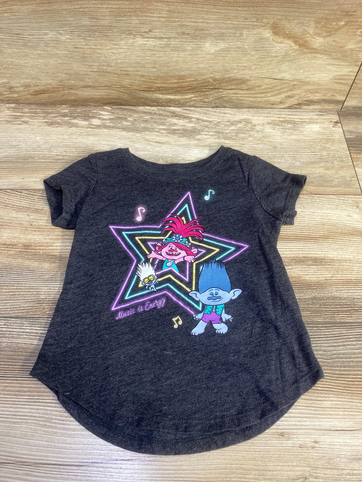 Trolls Shirt Grey sz 4-5T