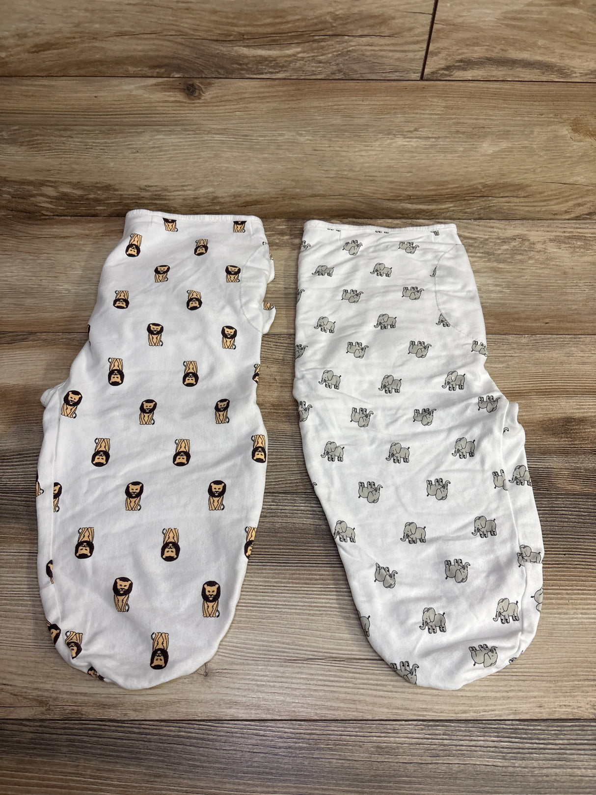 Keababies 2pk Animal Swaddle Wraps White sz 0-3m