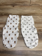 Keababies 2pk Animal Swaddle Wraps White sz 0-3m