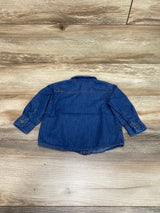 Calvin Klein Jeans Chambray Button Up Shirt Blue sz 12m