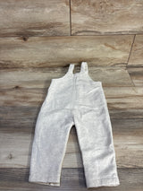 Old Navy Button-Front Overalls in Oatmeal Heather sz 12-18m